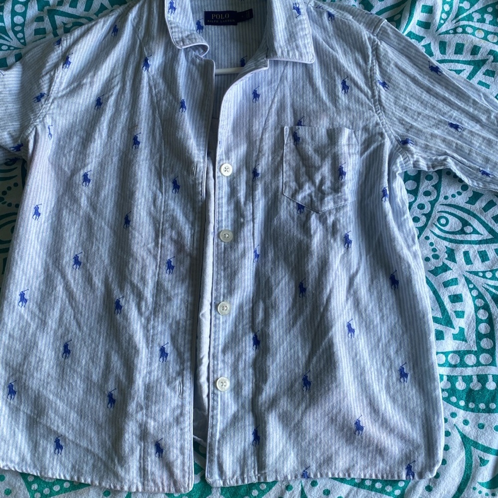 COPY - Polo Ralph Lauren women’s collared pajama …